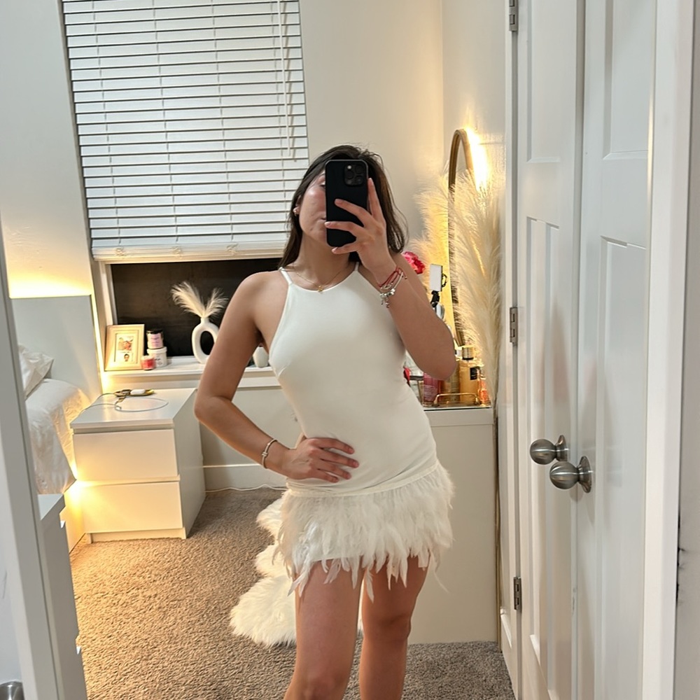B Darlin white dress